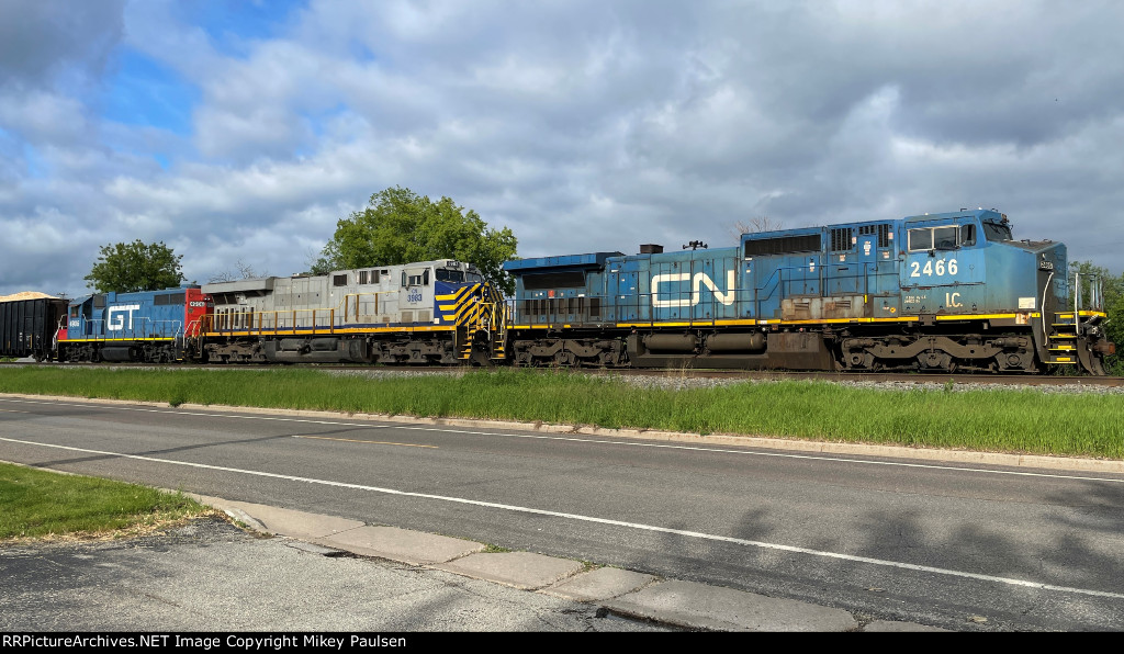 IC 2466, CN 3983, and GTW 4906